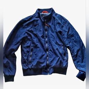 H&M L.O.G.G. blue zip up jacket